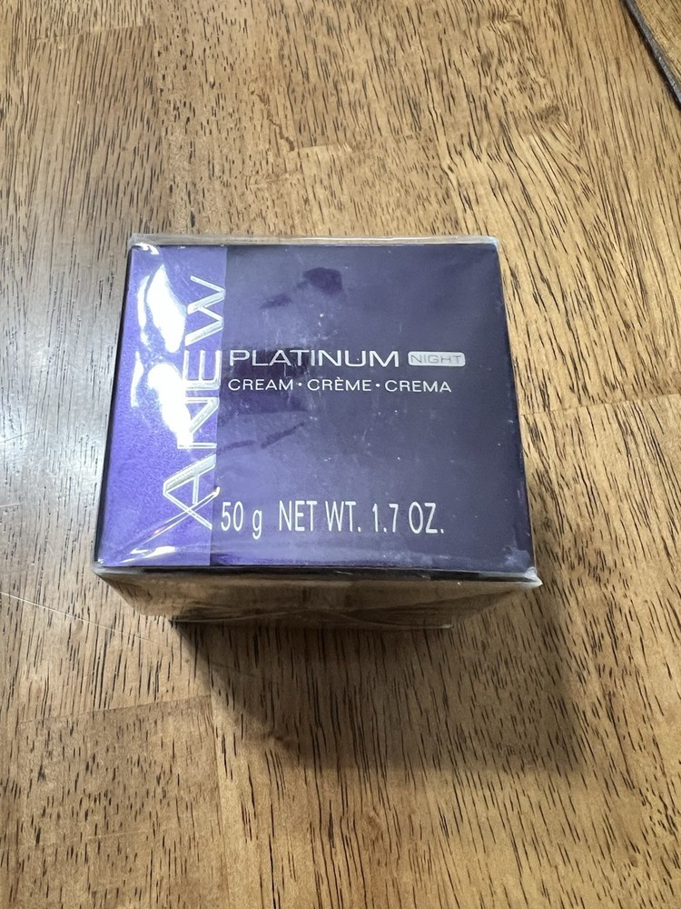 Avon ANEW PLATINUM Night Cream Bonus Size 2.6 oz New Luxury Anti-Aging