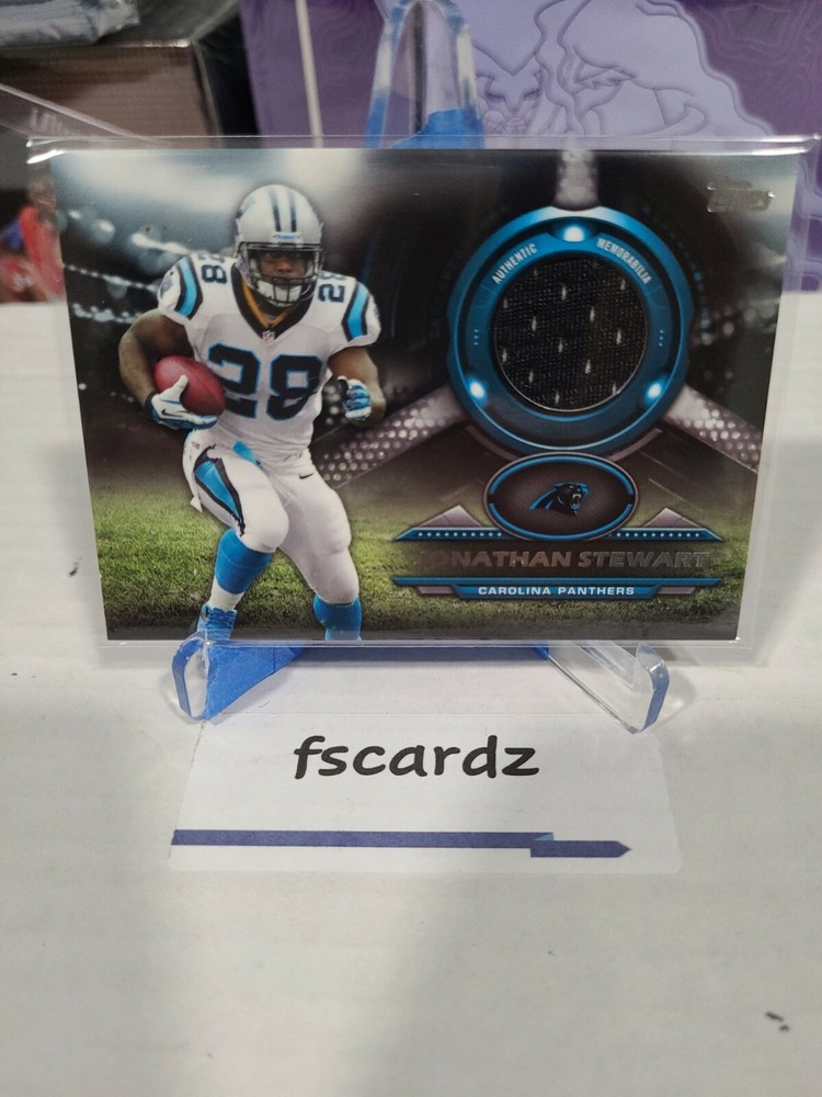 2014 Topps Relics Jonathan Stewart TR-JS Game-Used Memorabilia FSCardz