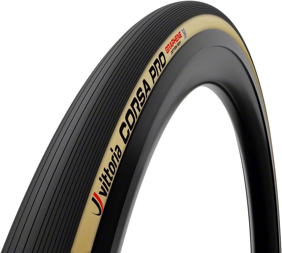 Vittoria Corsa Pro 700x28 Tubeless Folding Bike Tire Black/Para G2.0