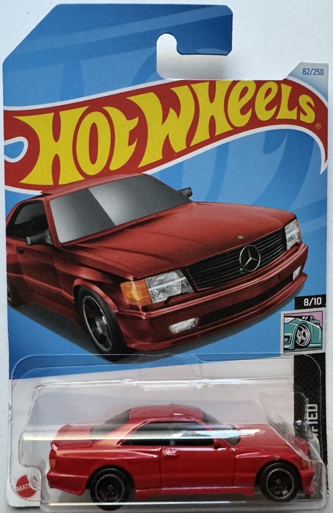 2024 Hot Wheels HW MODIFIED 8/10 '89 Mercedes-Benz 560 SEC AMG 82/250 (Int Card)