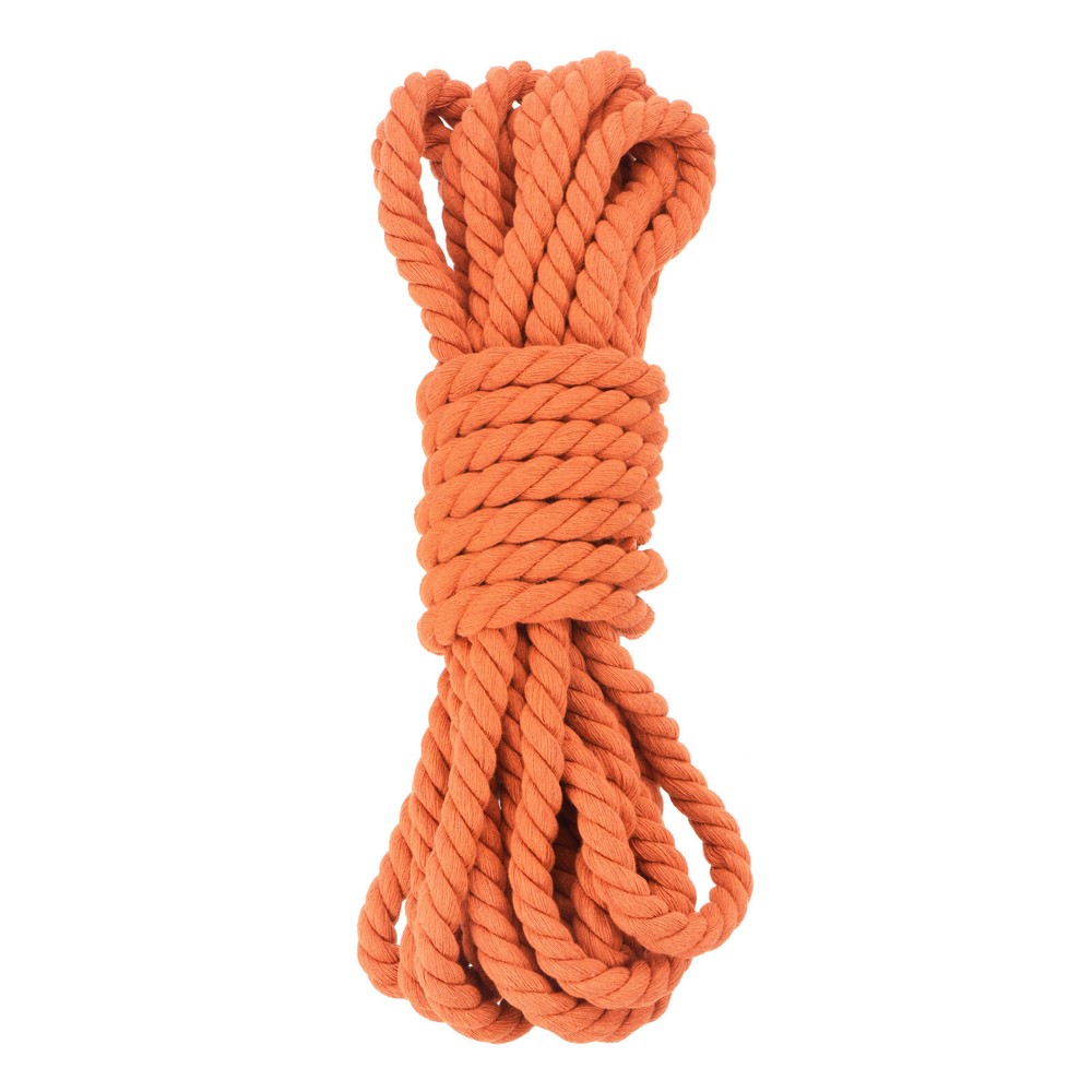 0.5 Inch 25 Feet Macrame Cord, Cotton Cord Rope String - Orange