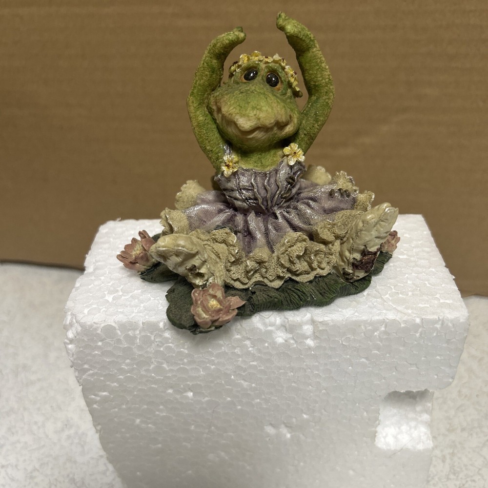 VTG Boyds Bears Wee Folkstone Tutu C Ribbit Frog Lake Ballerina 36703 1999