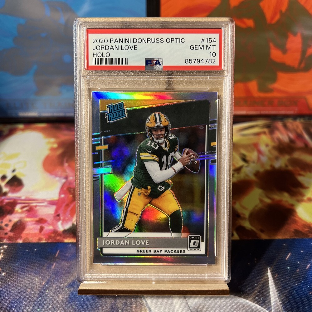 2020 Panini Donruss Optic Jordan Love Rated Rookie Holo PSA 10 Gem Mint
