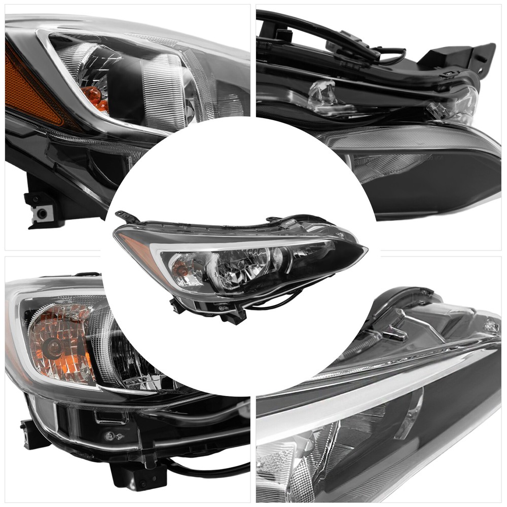 For Subaru Crosstrek 2018 2019 2020 2021 Headlight Halogen W/ LED DRL Right Lamp