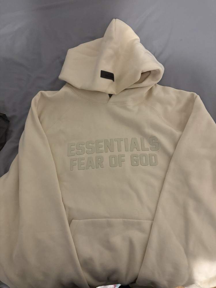 Fear of God Essentials Eggshell Medium Hoodie