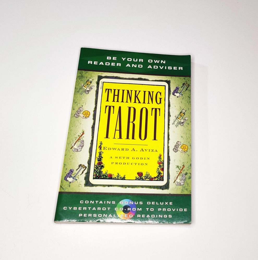Thinking Tarot Edward A Aviza Book PB/SC 1st PB Ed No CD 1997 GOOD COND