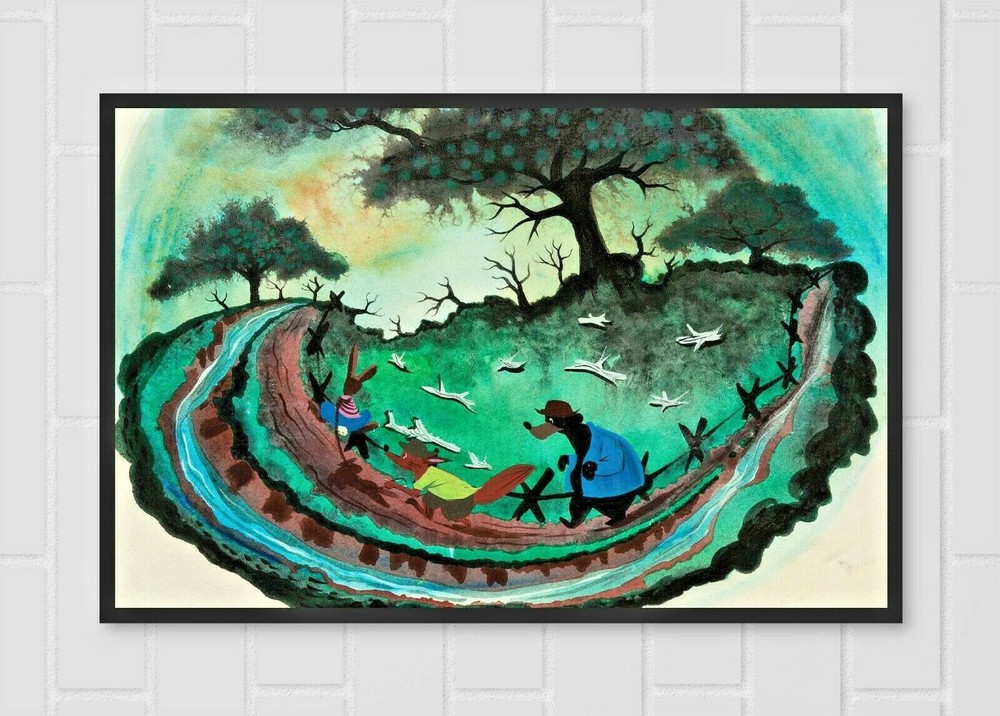 Mary Blair Song of the South Art Poster 11x17 Non-Glossy Disney Print