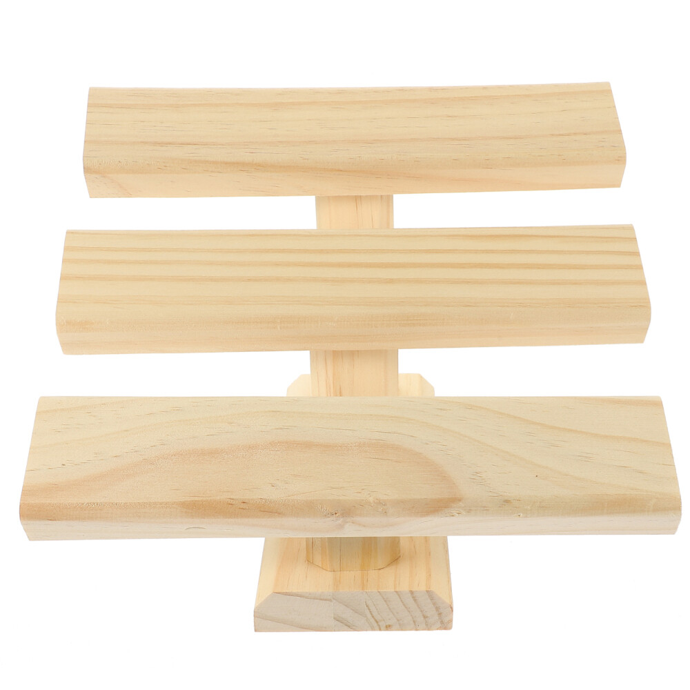 Hand Chain Bracelet Wooden Display Stand Stable Jewelry Holder Household