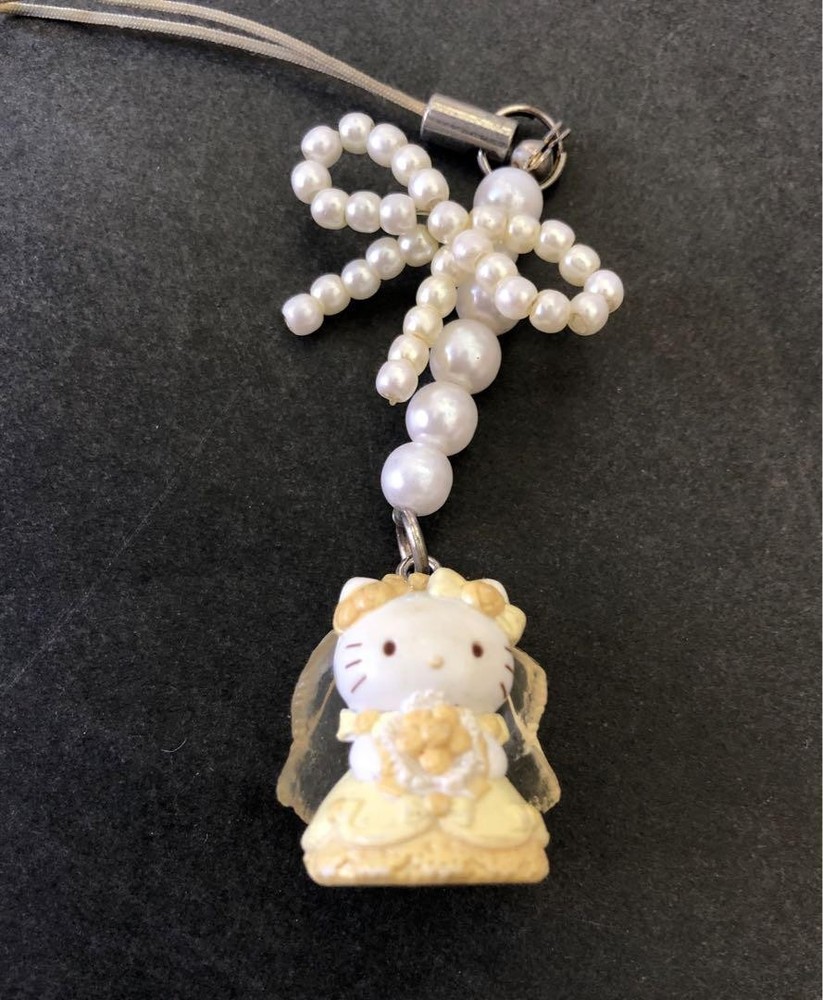 Hello Kitty Wedding Dress Version Root Strap Beads Sanrio Collection