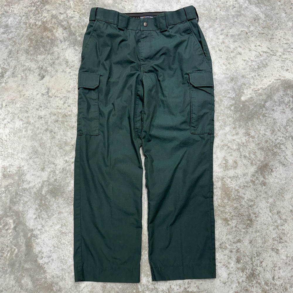 5.11 Tactical Series Green mens 36x30 cargo utility pants TDU military police