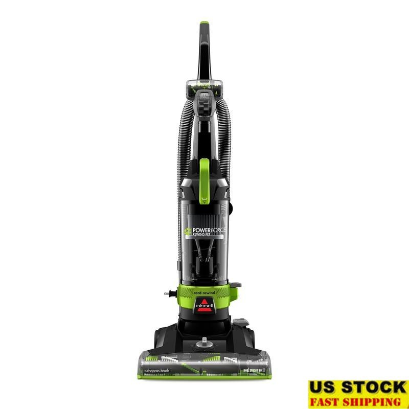 Pet Hair Vacuum Cleaner Automatic Cord Rewind Lightweight Helix Dirt Separation