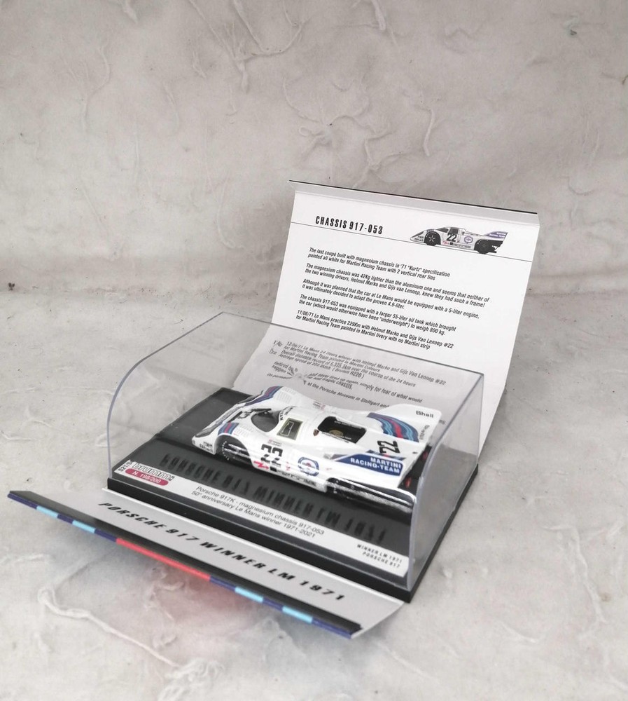 Diecast Car Model Number Porsche 917K Martini 1971 Le Mans 24 Hours Brumm GN323