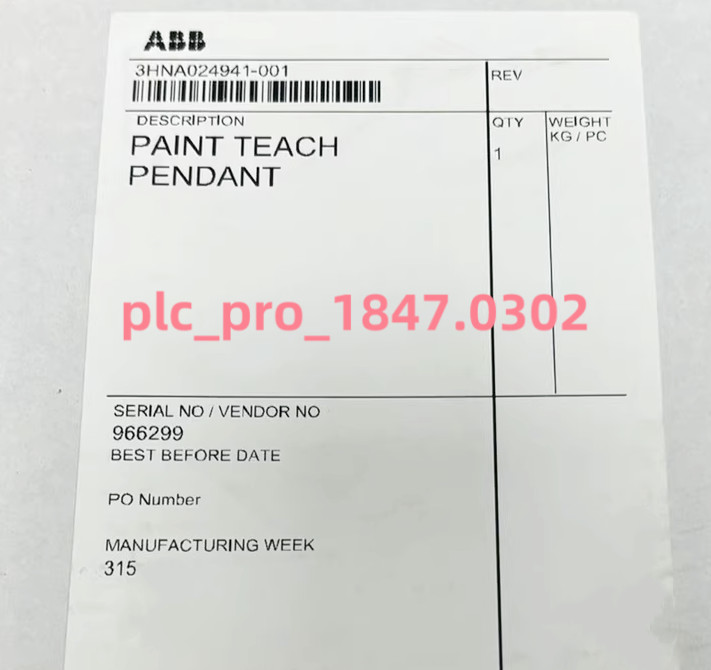 3HNA024941-001 1PCS Brand New ABB 3HNA024941-001 Teaching Pendant  Fast ship