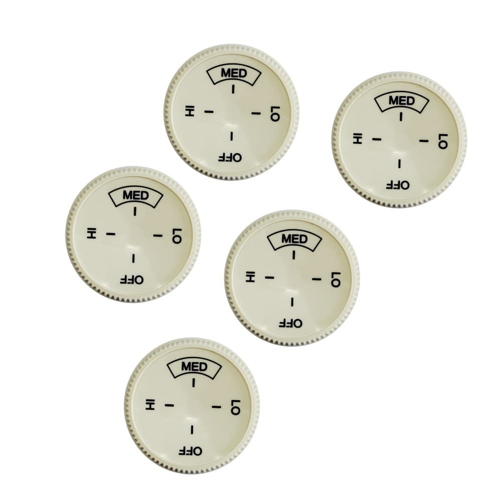 5PCS Baseboard Heater Thermostat Temperature Control Dial Knob Replacement