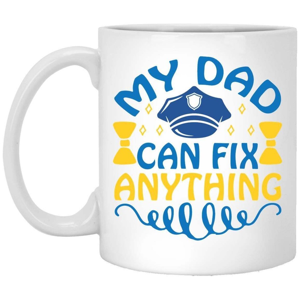Father’s Day Coffee Mug Gift for Dad Who Can Fix Anything