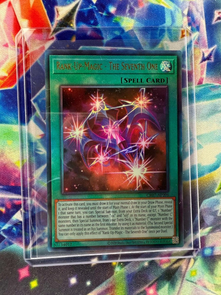 YU-GI-OH CR07-AE096 Rank-Up-Magic The Seventh One Ultra Rare Creation Pack 07
