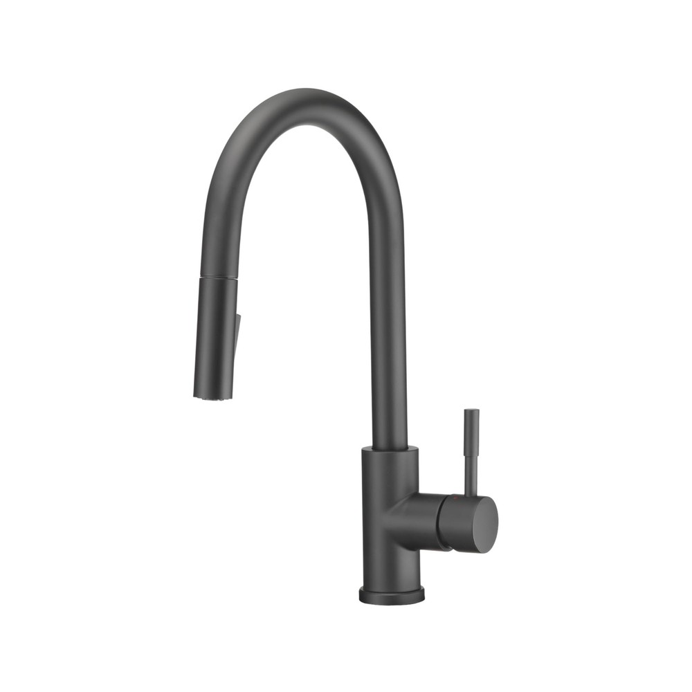 RV Streamline Single Handle Pull-Down Kitchen Sink Faucet - Optional Deck Pla...