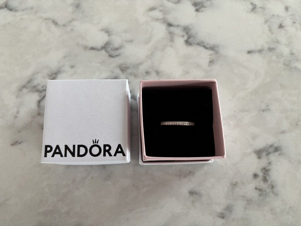 Pandora Ring - Hearts Of Pandora - Eternity Band - Size 7