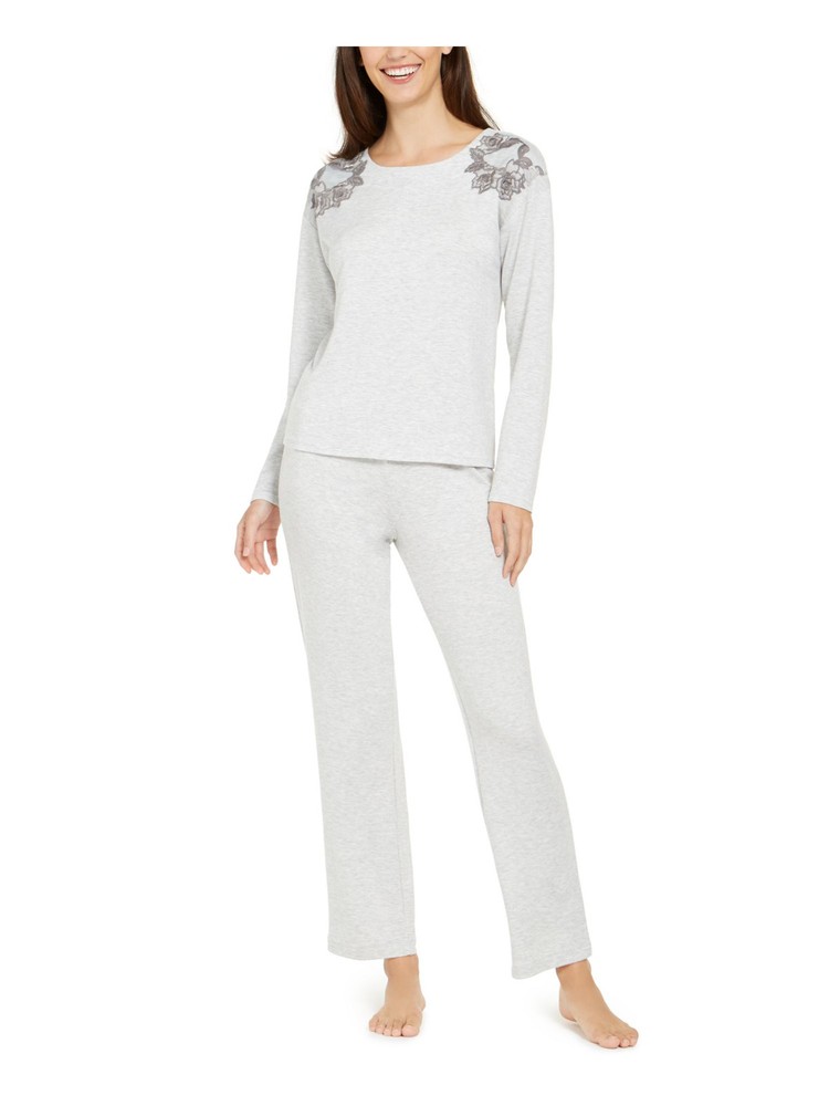 CHARTER CLUB INTIMATES Intimates Light Blue Crew Neck Sleep Shirt Pajama Top XXL