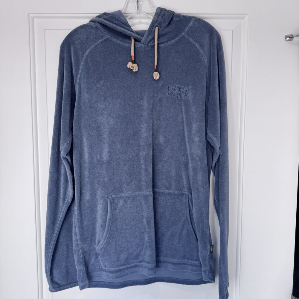 Howler Brothers Terry Cloth Hoodie – Men’s Small – Blue – Pullover