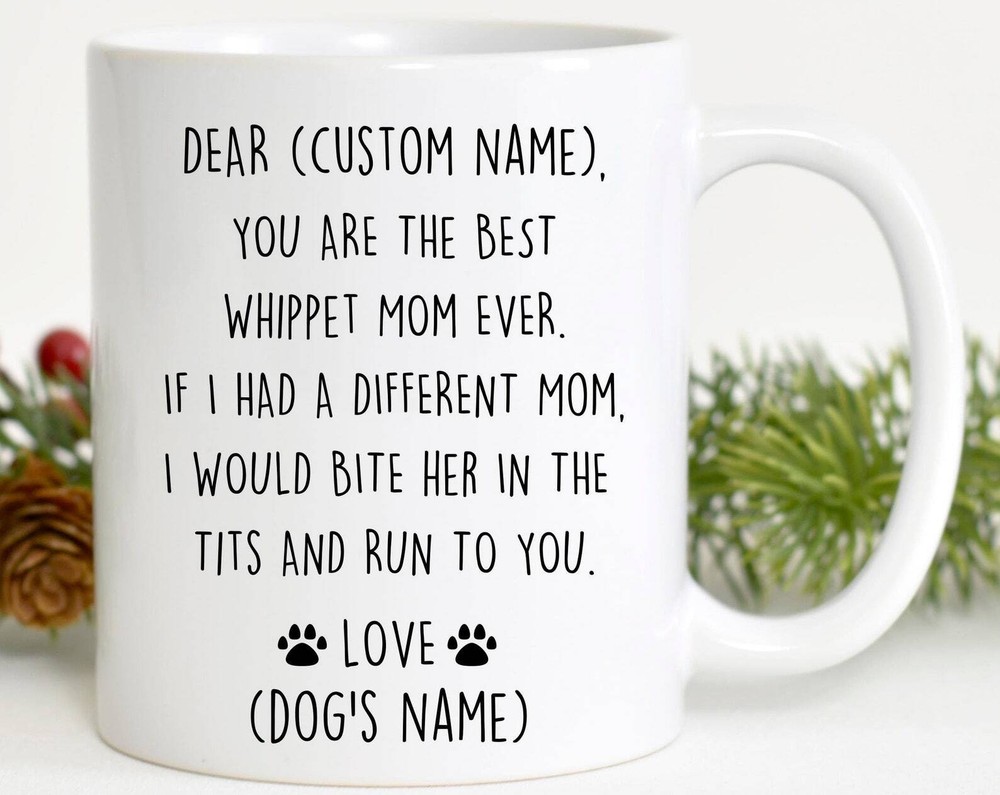 Whippet Mom Gift for Birthday Christmas Valentine English Lover