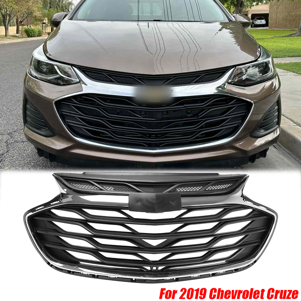 Front Upper Chrome Grille Assembly Fits For 2019 Chevrolet Cruze 42674397