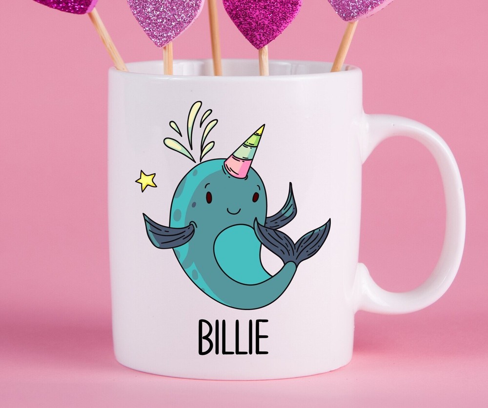 Personalized Narwhal Mug Narwhal Gift Ideas Narwhal Cup Gifts For Narwhal Lovers