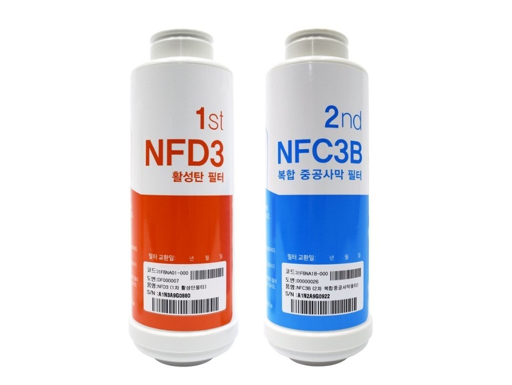 Filtertech IONIA NFD3 + NFC3B Ionizer Filter Set [1st & 2nd Filter, FD3/FC3]