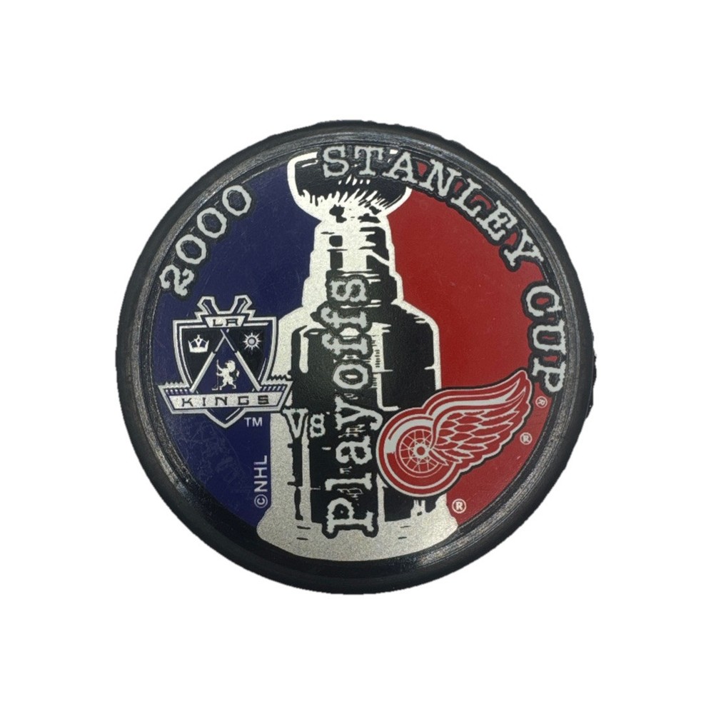 NHL Head To Head 2000 Stanley Cup Playoffs Red Wings Kings Team Logos Puck