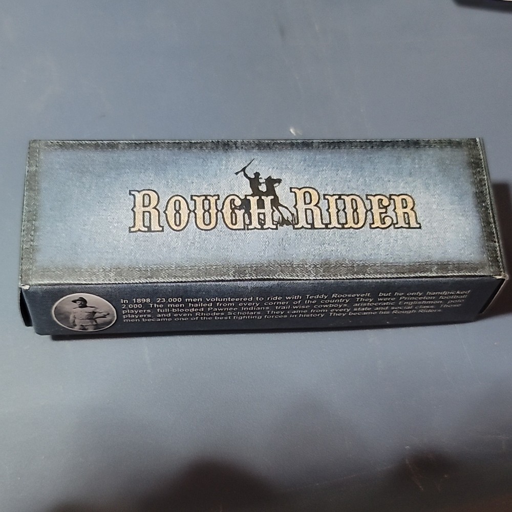Rough Rider Tested RR Sharp Bone Handle 440 Stainless Clip Point Pocketknife