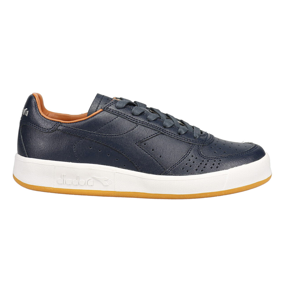 Diadora B.Elite Saffiano Lace Up  Mens Blue Sneakers Casual Shoes 173211-60065