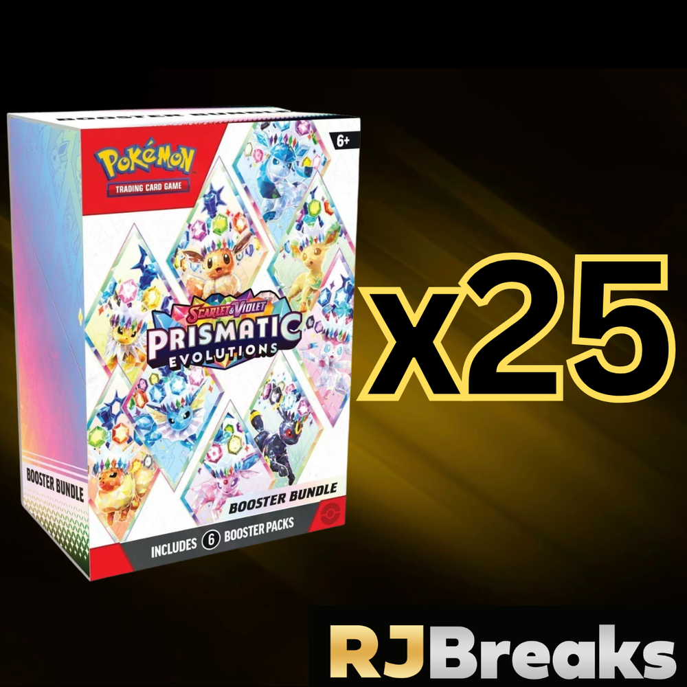 PRE-SALE Prismatic Evolutions Booster Bundle x25 CASE Pokemon CONFIRMD ALOCATION