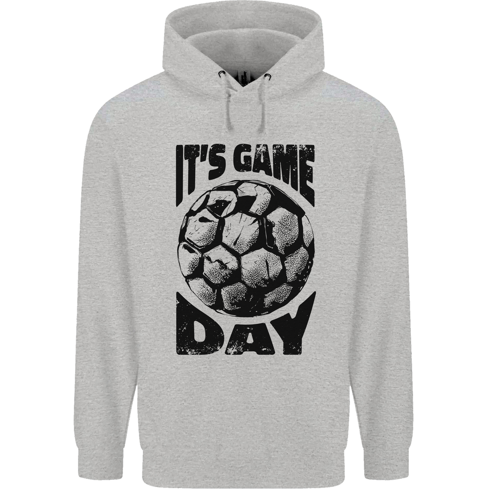 Football Its Game Day Soccer Mens 80% Cotton Hoodie