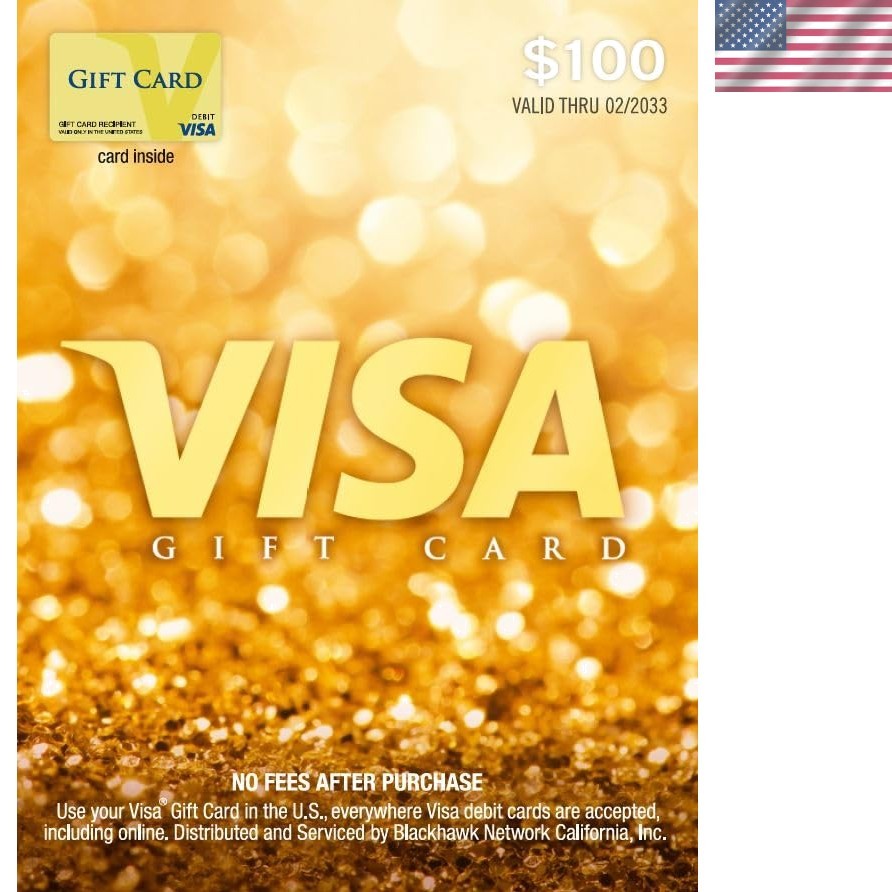 $100 Gift Card with Only $5.95 Processing Fee-image