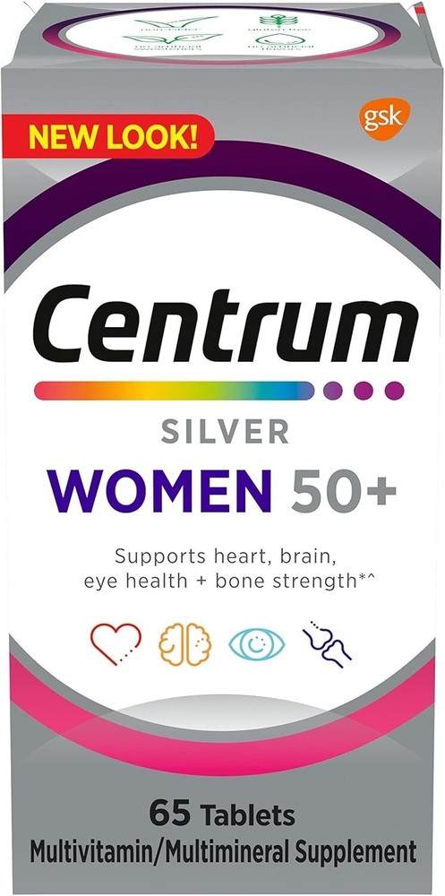 Centrum Silver Women's Multivitamin for Women 50 Plus, Multivitamin/Multimine...