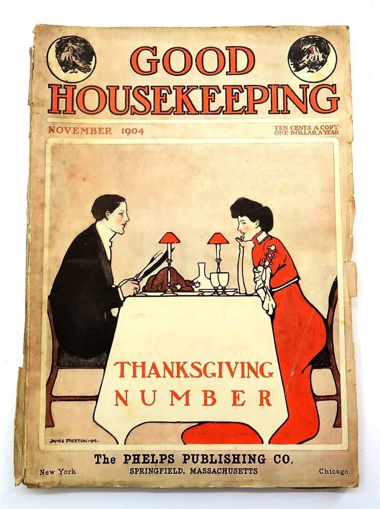 Antique 1904 GOOD HOUSEKEEPING Magazine from November '04 Monthly Mag ~ Nice