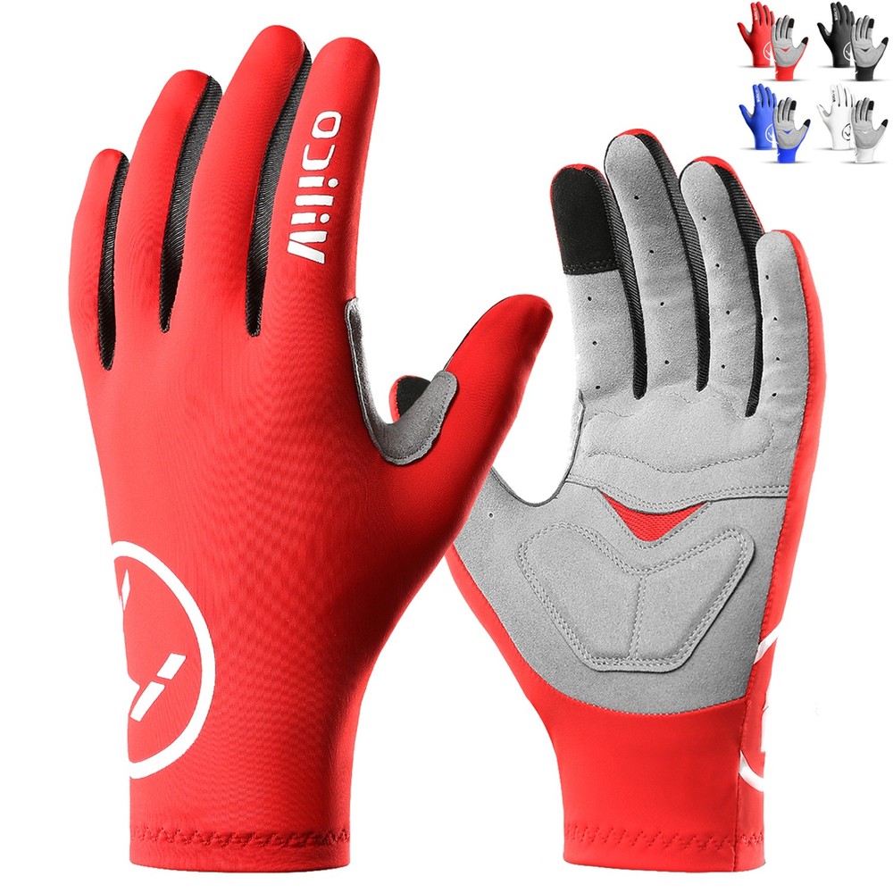 Full Finger Cycling Gloves Breathable Mountain Racing Bike Gloves for Men Women