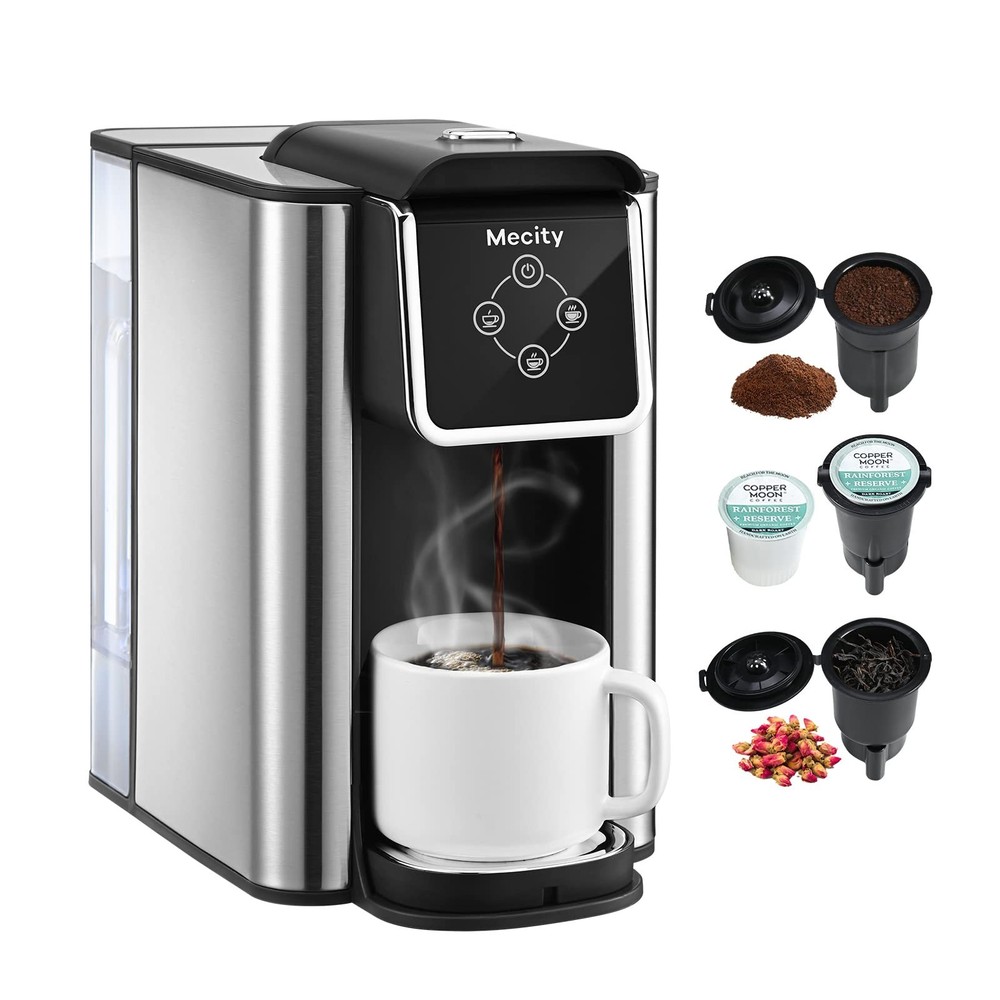 Coffee Maker 3 in 1 Single Serve Coffee Machine, Compatible with K cup Capsul...