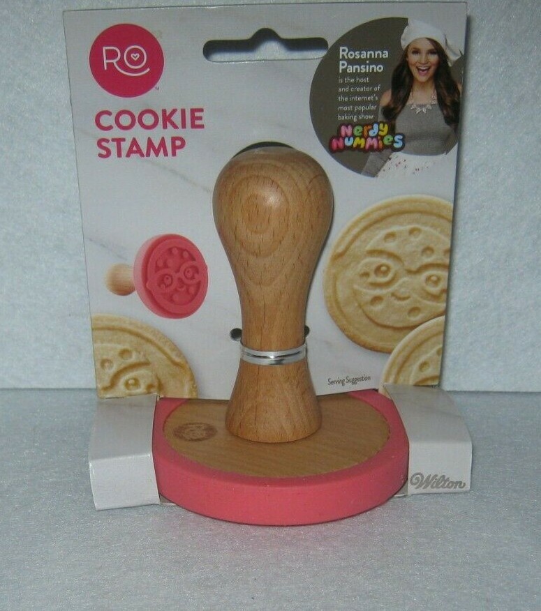Wilton - Rosanna Pansino - Cookie Stamp - Nerdy Nummies - New