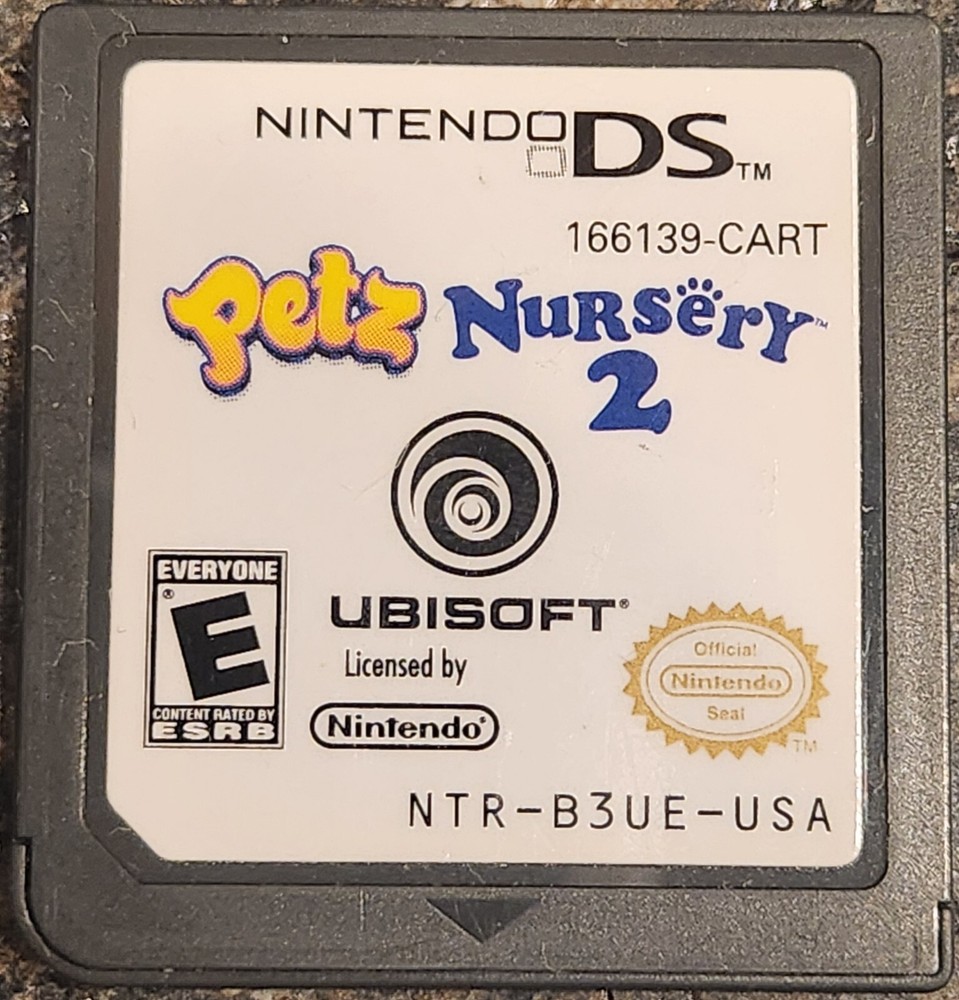 Pets Petz Nursery 2 Ubisoft Nintendo DS Cartridge ONLY