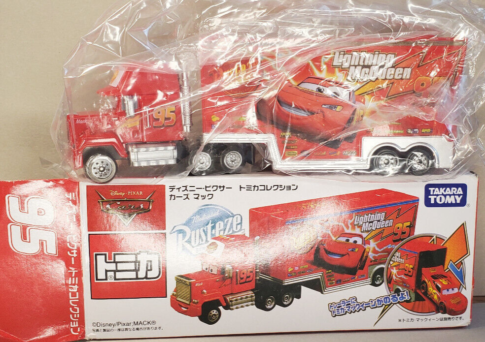Takara Tomy Disney Pixar Tomica Mack Hauler Cars 2 Type New 95 Mack Diecast RARE