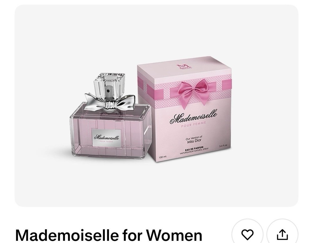 MADEMOISELLE Pour Femme Women's Perfume 3.4 Oz EDP Spray