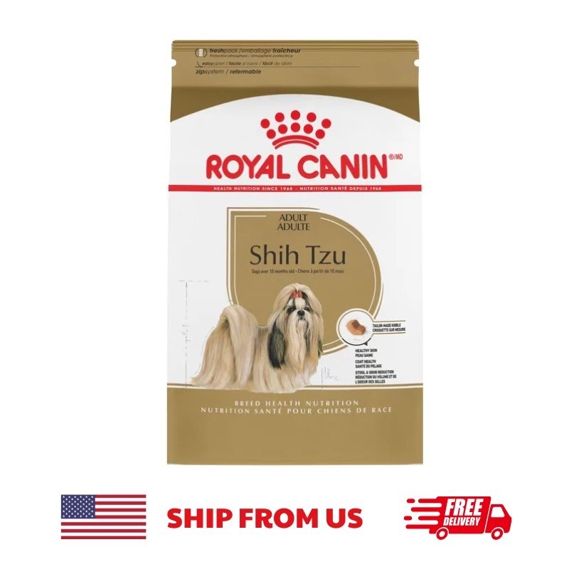 Royal Canin Shih Tzu Adult Dry Dog Food 10lb Breed-Specific Nutrition