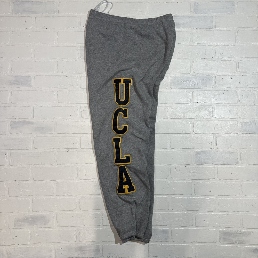 Vintage 90s UCLA Sweatpants Gray Size Large NCAA