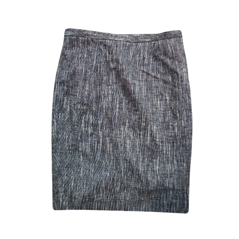 Michael Kors Womens Brown And Black Pencil Skirt Knee Length Size 8