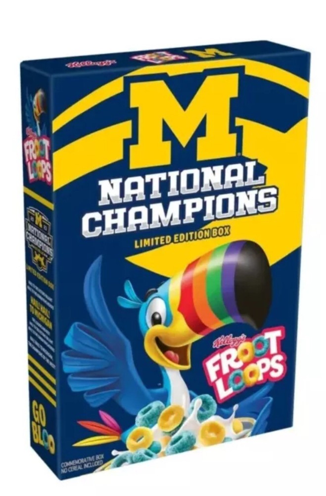 Froot Loops  x University Of Michigan National Championships Box Sleeve Limited