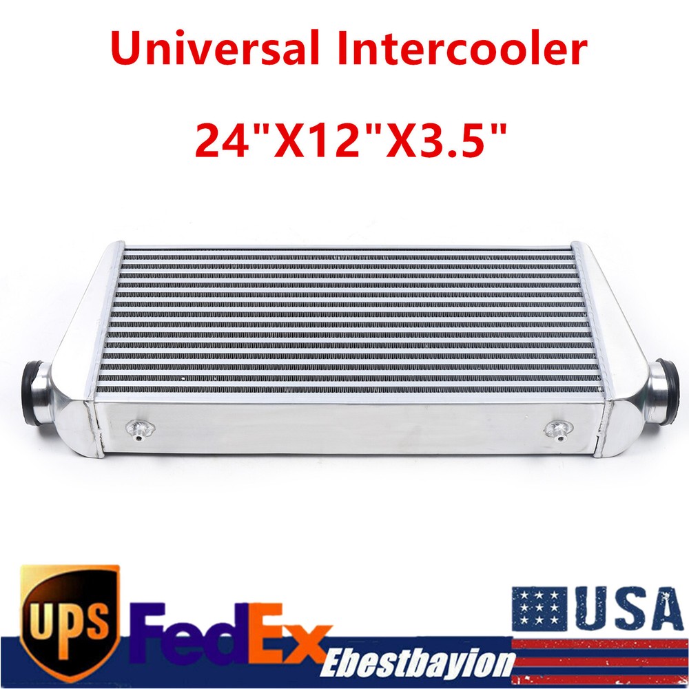 High-Performance 24x12x3.5 Universal Intercooler with 3