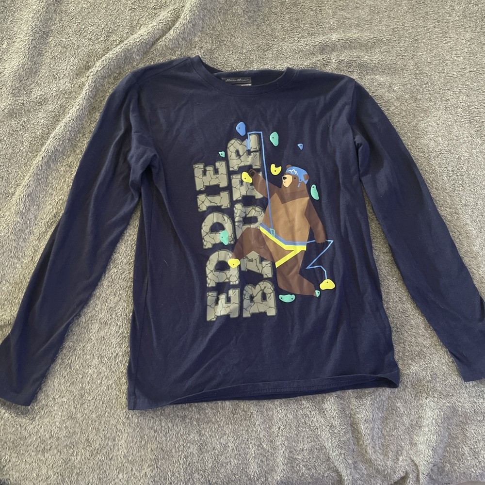 Eddie Bauer Young Boys Long Sleeve Tshirt, Size L(14/16)