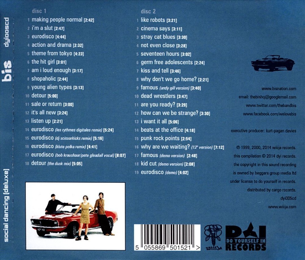 BIS SOCIAL DANCING [DELUXE EDITION] NEW CD