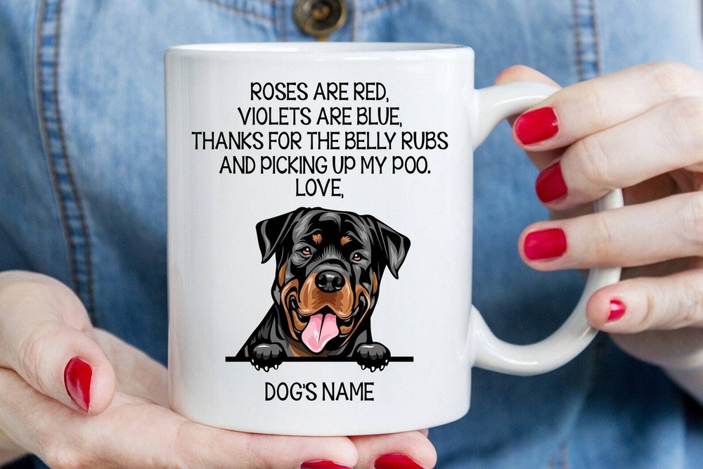 Rottweiler Mug Best Rottweiler Gift Funny Mug For Rottweiler Mom Rottweiler Gift